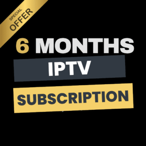 6 Month Subscription IPTV (1 Device)