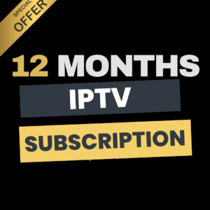 12 Month Subscription IPTV (1 Device)